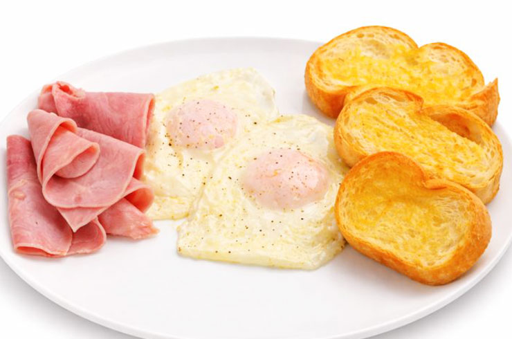 Huevo Frito Con Tostadas