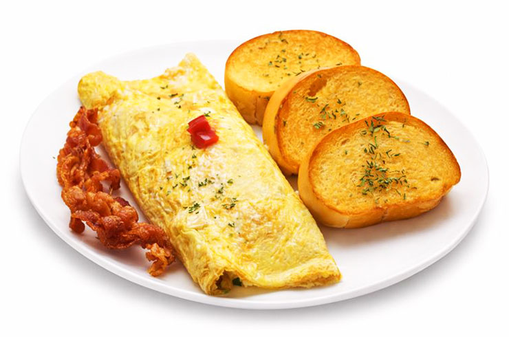 Omelettes Con Tostadas