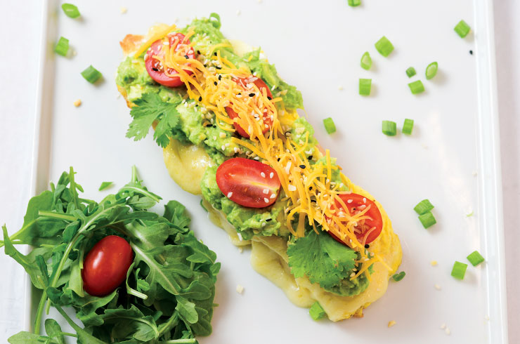 Aguacate Tomate Y Huevo