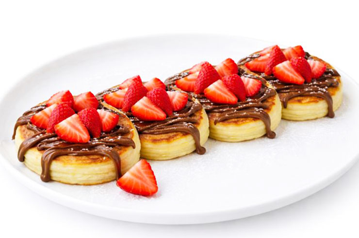 Kids Golden Pancakes